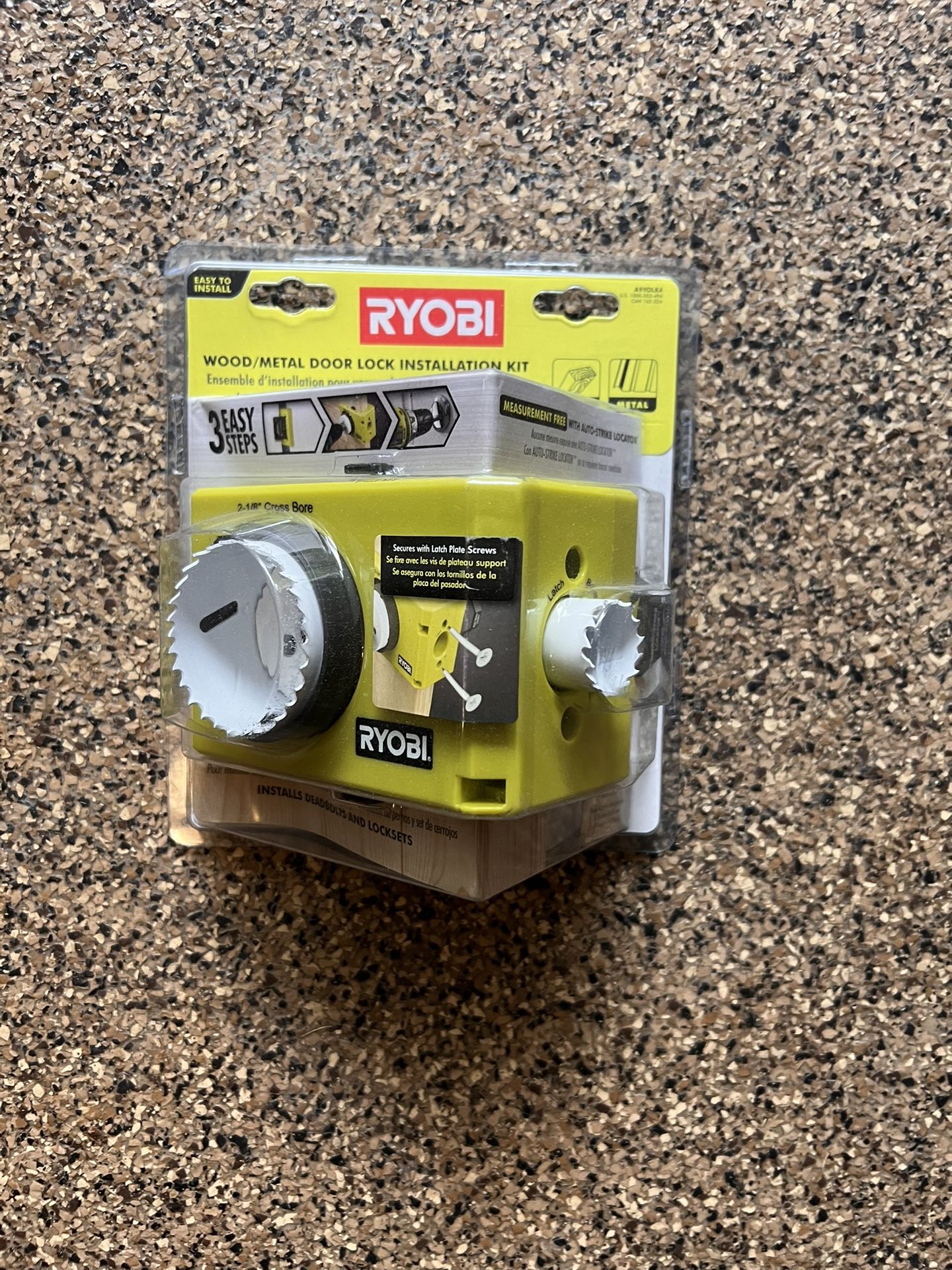 RYOBI Door Lock Installation Kit