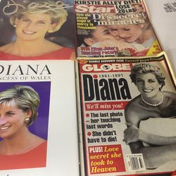 Princess Diana Magazines And Books 