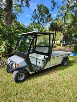 Club Car Carryall 6 Gas ⛽️  Golf Cart 6' Dump Bed  Curtis Cab Upgrade