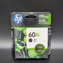 HP 60XL Black High-Yield Ink Cartridge (CC641WN) Warranty Exp: Apr 2018