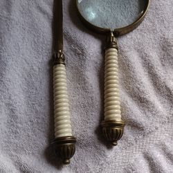 Antique Letter Opener And Magnifying Glass