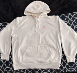 Supreme Small Box Hoodie White in men's Large