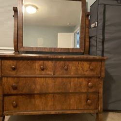 Vintage Antique Solid Dresser