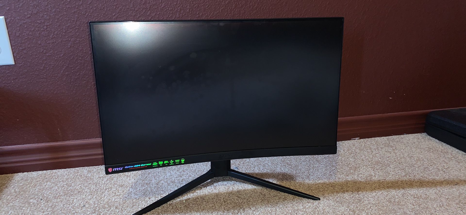 MSI curved gaming monitor 24 inch, 144hz , G24c