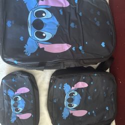New Lilo And Stitch, Backpack, Lunchbox And Pencil Case Cases