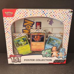 Pokemon SV 151 Poster Collection Box Sealed Scarlet & Violet