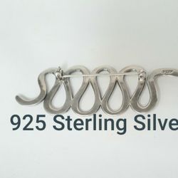 Sterling Silver Brooch