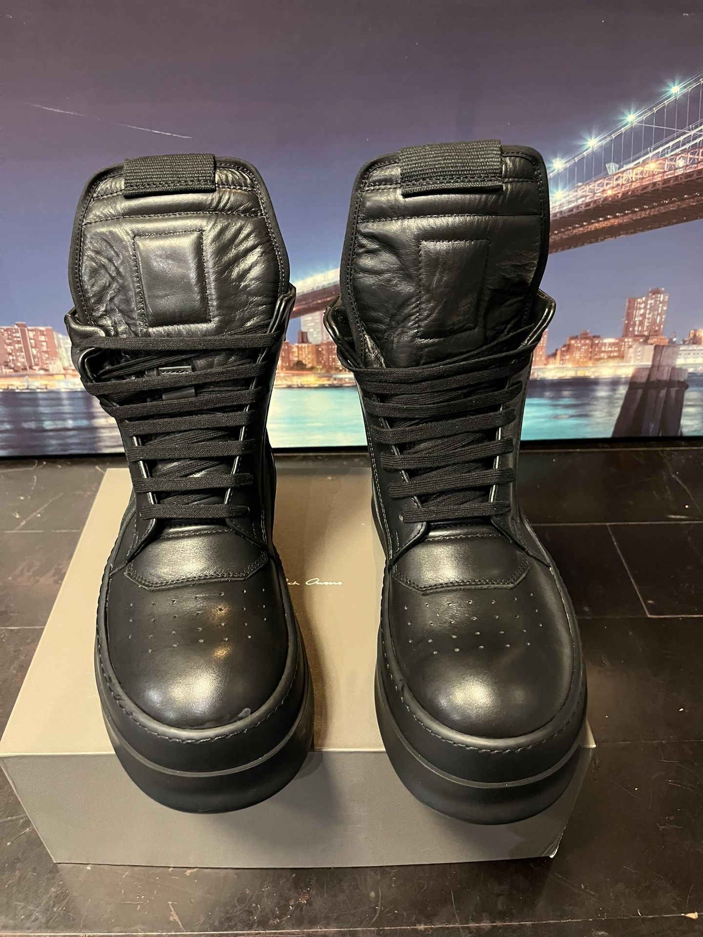 Rick Owens. Geo Basket Shoes