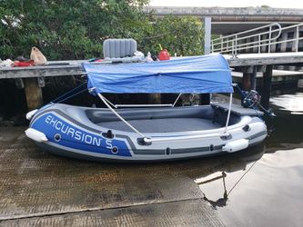 Inflatable Boat with motor
