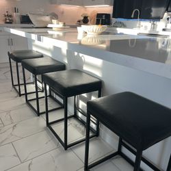 Black Modern Bar Stools