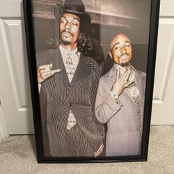 Tupac And Snoop Grammy Night Portrait 24x36 