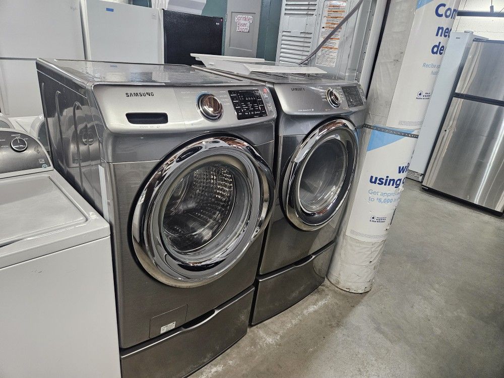 AFFORDABLE GENTLY USED REFURBISHED RECONDITIONED CERTIFIED LIGHTLY USED WASHER DRYER FRIDGE STOVE OVEN STACKABLE FREE WARRANTY STORE FULL OF NICE APPL