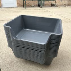 Large Cat Litter Box with High Sides