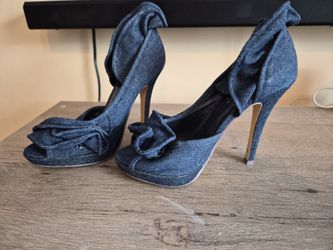Denim Heels