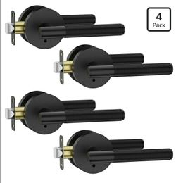 Black door handles