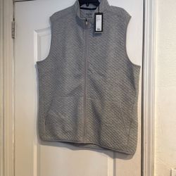 New Men’s Rhine Quilted Gramercy Vest  XL