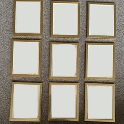 9 Gold Picture Frames