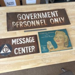 Vintage Metal Signs