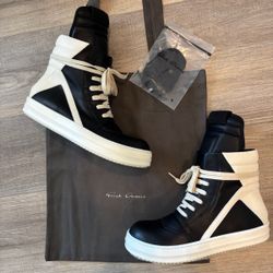 Rick Owen GeoBaskets Black And White 