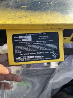 Portable Power Distribution Unit