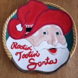 Dept56 Cowboy Santa Decorative Wall Hanging 