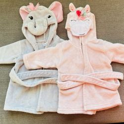Hudson Baby Girl Hooded Towels. 