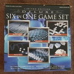 DELUXE Six in One Game Set