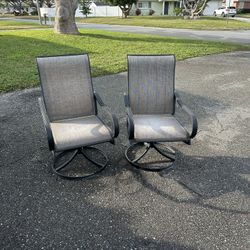 Patio Dining Chairs - Beige