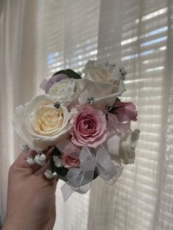 Custom prom corsage