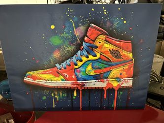 Pop Art Jordan Sneaker