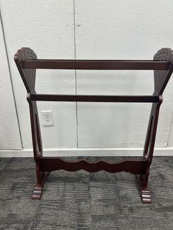 1-Wood Quilt Rack