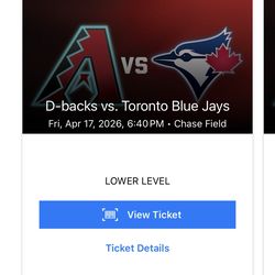 Diamondbacks vs blue jays (firework night)