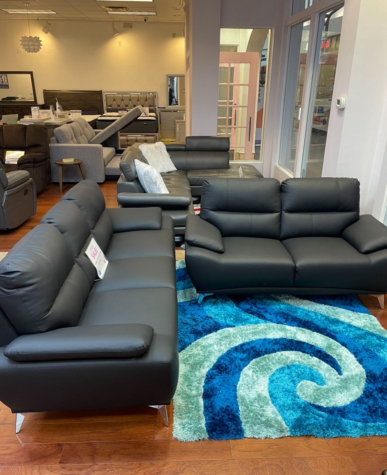 COMFY NEW VALENCIA SOFA AND LOVESEAT SET ON SALE ONLY $699. IN STOCK SAME DAY DELIVERY 🚚 EASY FINANCING