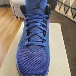 JORDAN Fly Lockdown 2 / Blue & Black / Size 9.5