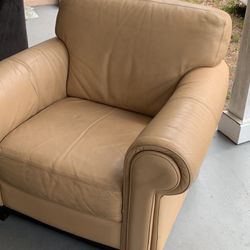 Comfortable Real Leather Chair 