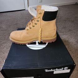 Timberland Premium 6in WP Warm Lined B Wheat Nubuck