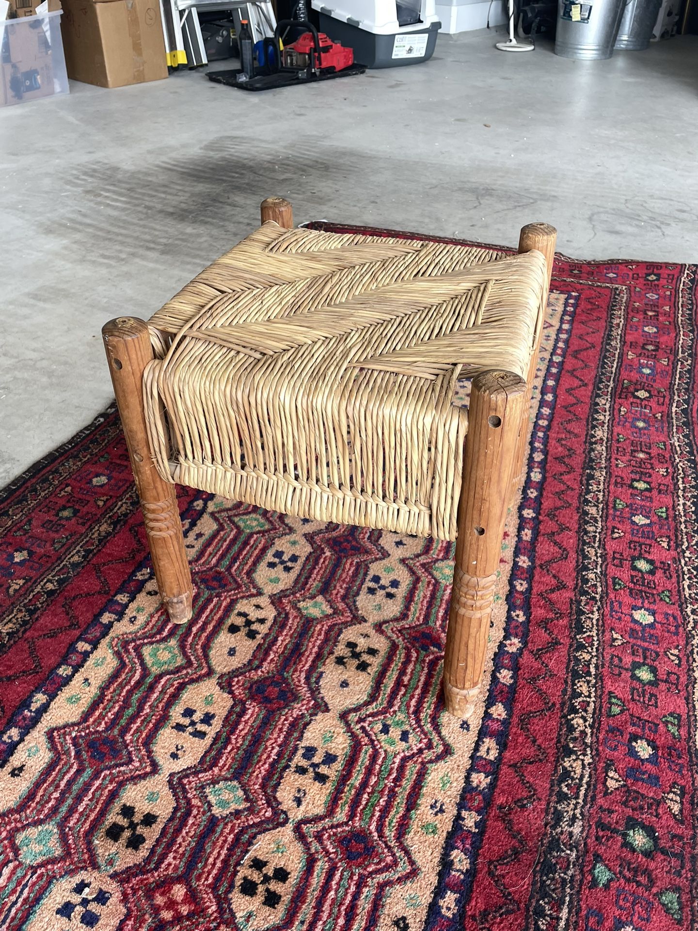 Primitive, Vintage Straw And Wood Store