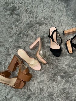 Size 6 heels -$5 for ALL