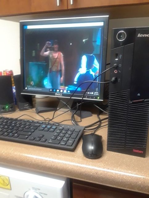Lenovo Tower Computer Or Desktop Comes Complete With Lenovo Tower Computer Or Desktop Comes Complete With Monitor Keyboard Mouse And All Cables Included For In Phoenix Az Offerup