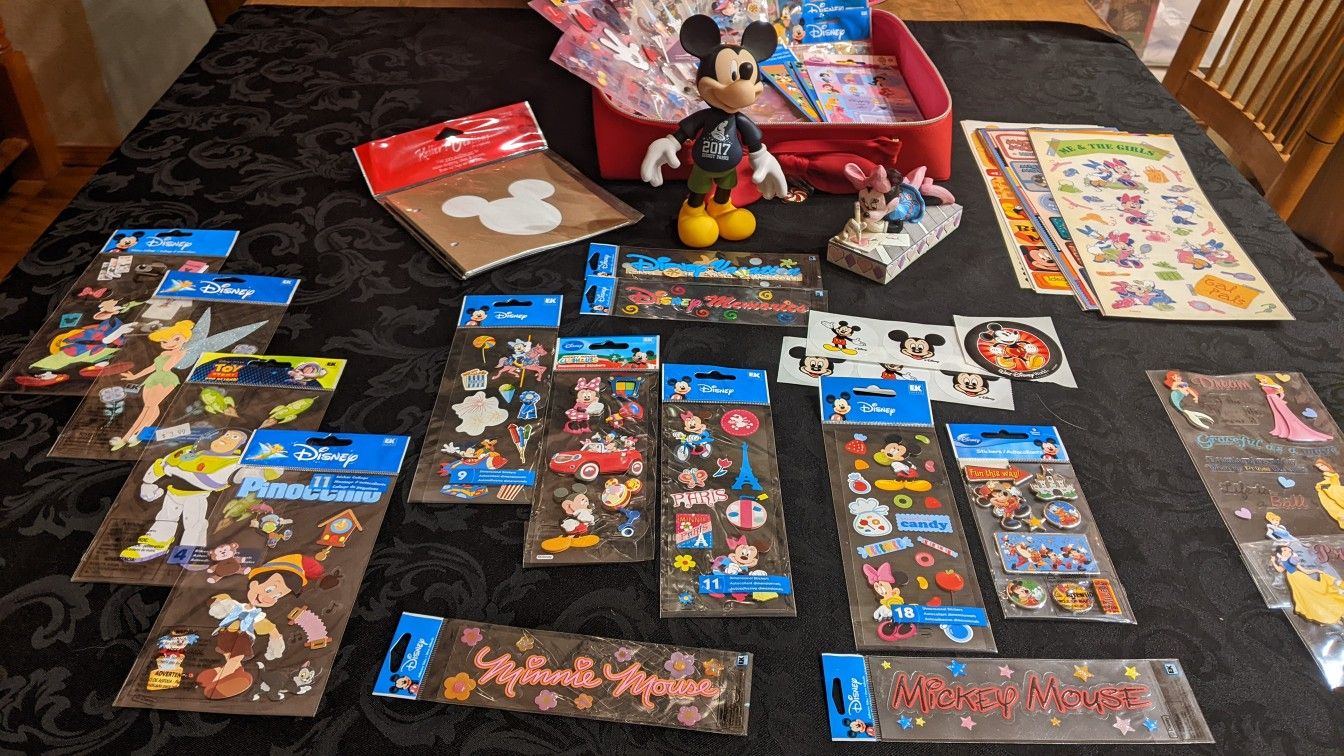 Disney Stickers And Figurines