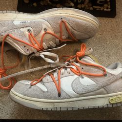 Off White Nike Lot Dunk 11 Size 12 
