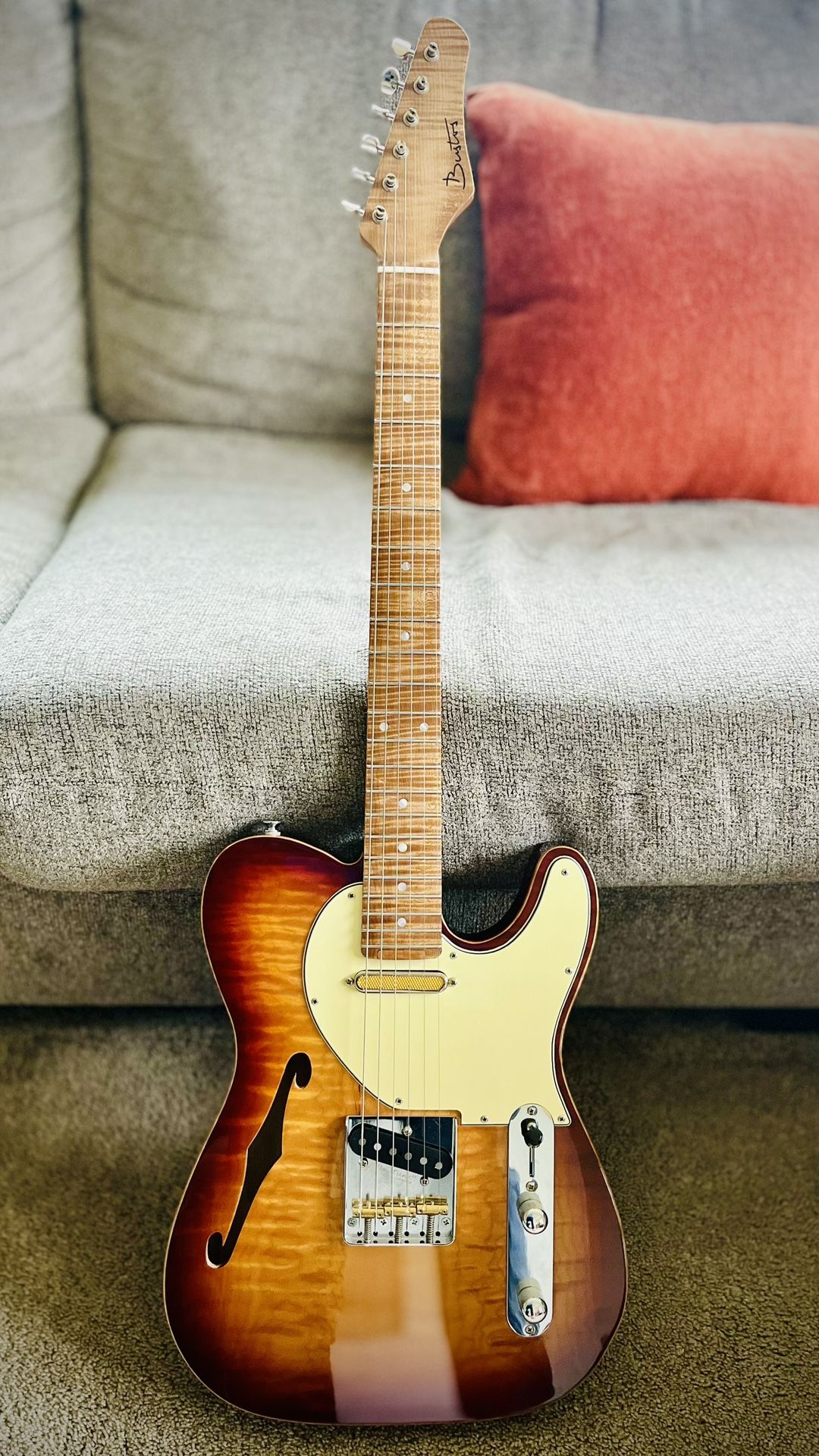 Bustos Custom Telecaster Style Electric Guitar