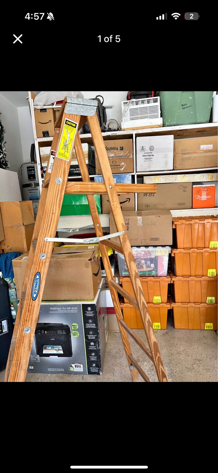 6 foot ladder need gone asap!