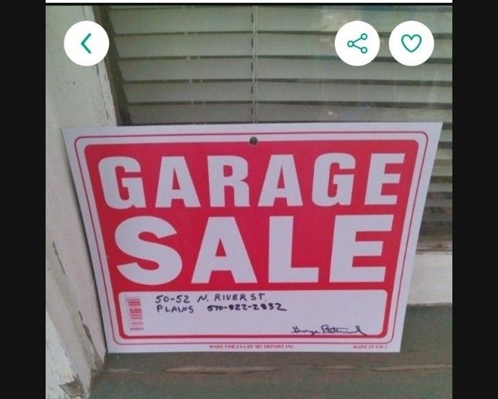 Yard Sale Cancelled