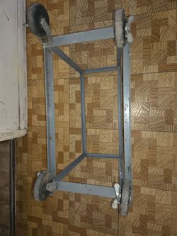 Heavy Duty Metal Rolling Cart Frame
