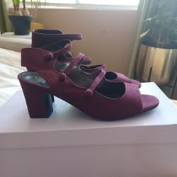 New Burgundy High Heels