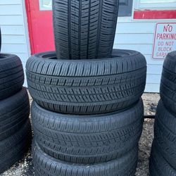 Clean set of 4 tires with size 225/50/17