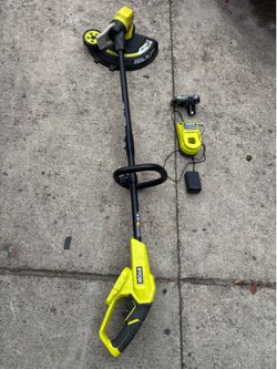 Ryobi Weed Trimmer  Wheel/Battery/ Charger