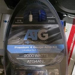 ATG Audio Premium 4 Gauge Amplifier Kit