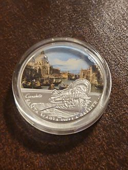 Ultra Rare 1oz .999 Silver Coin - Niue S.O.S. Venice - Only 777 Made!